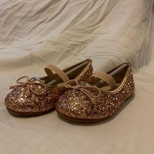 Toddler sparkly ballet flats